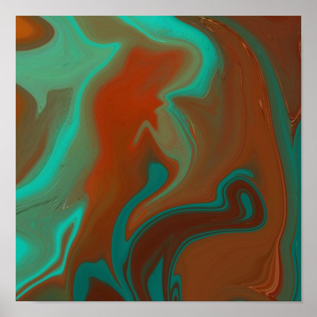 Poster pattern abstract, (Frente)