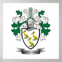 Patterson Family Crest Casaco de Armas