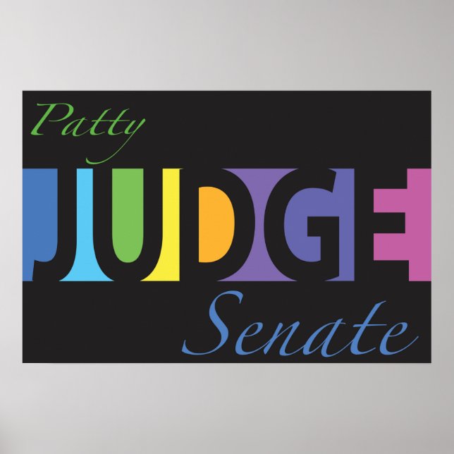 Pôster Patty Judge for Senate v3 (Frente)