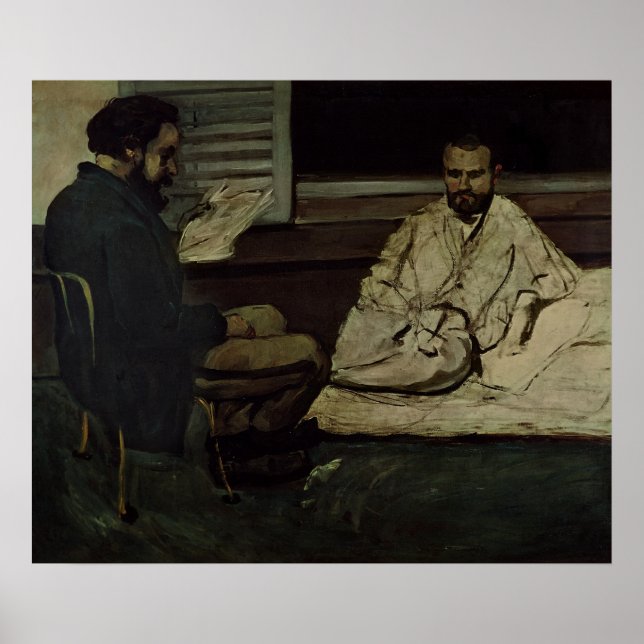 Pôster Paul Alexis Lendo um Manuscrito (Frente)