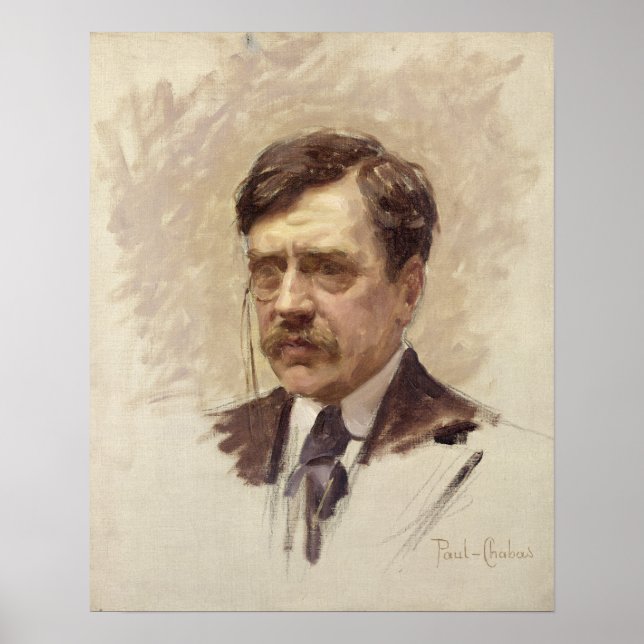 Poster Paul Bourget c.1895 (Frente)
