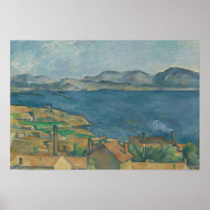 Poster Paul Cezanne - A Baía de Marselha