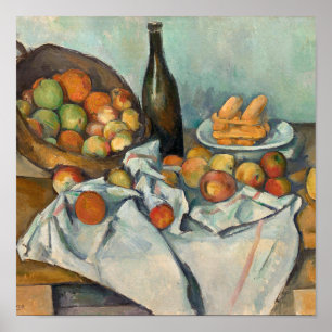Poster Paul Cezanne - A Cesta Das Maçãs