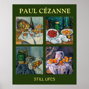 Poster Paul Cezanne - A seleção de obras-primas ainda viv