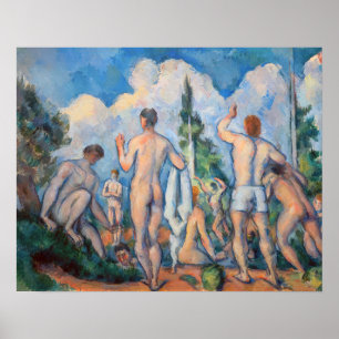 Poster Paul Cezanne - Banhistas