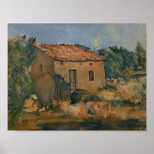Poster Paul Cezanne - Casa Abandonada (Frente)