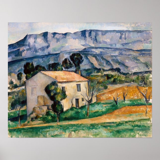 Poster Paul Cezanne - Casa em Provença (Frente)