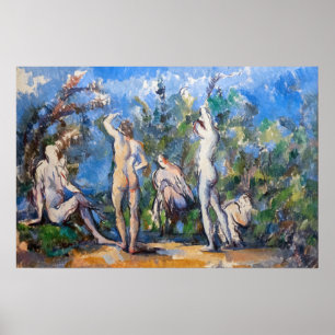 Poster Paul Cezanne - Cinco Bathers