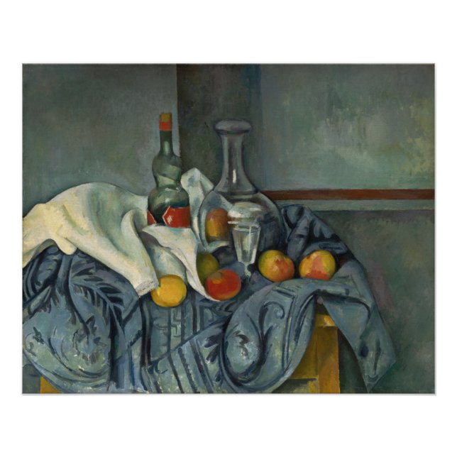 Pôster Paul Cezanne | Garrafa de hortelã-pimenta, 1893-18 (Frente)