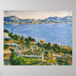 Poster Paul Cezanne - Golfo de Marselha visto de Estaque