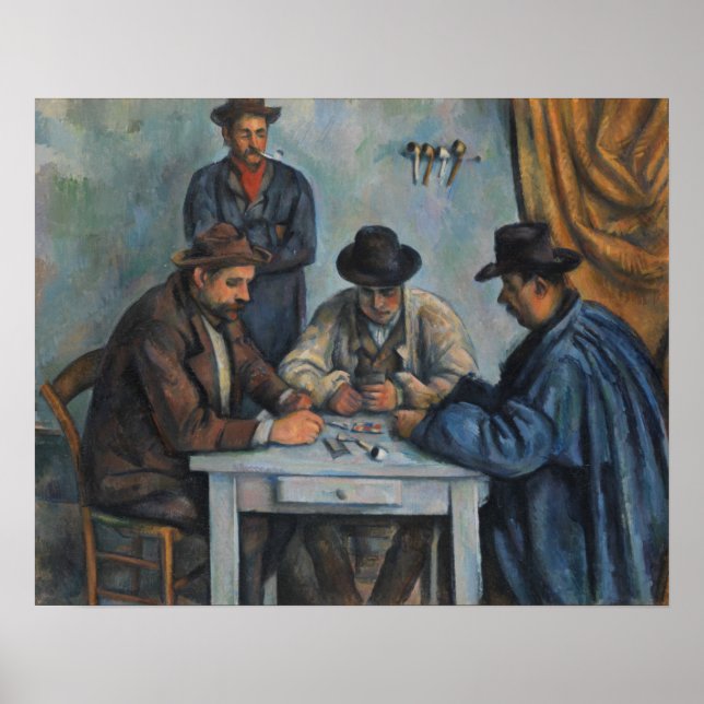 Poster Paul Cezanne | Jogadores De Cartão (Frente)