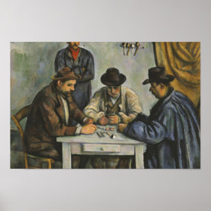 Pôster Paul Cezanne - jogadores de cartão