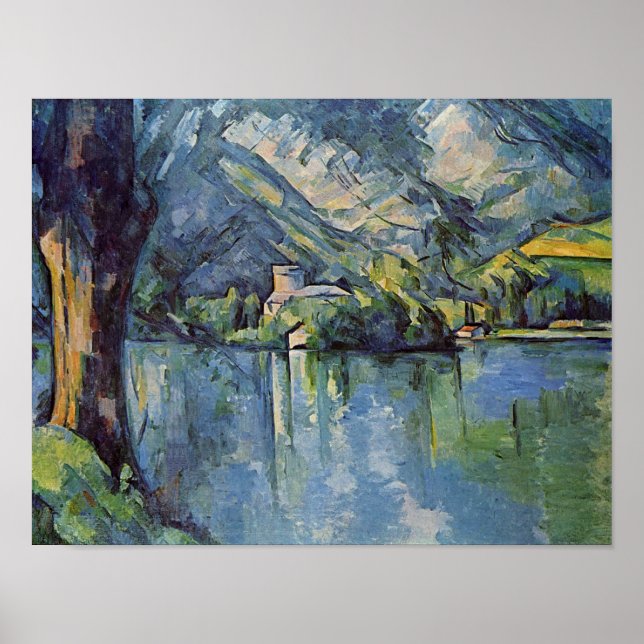 Poster Paul Cézanne - Lago Annecy (Frente)