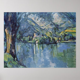Pôster Paul Cezanne - Lago Annecy