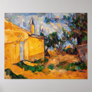 Poster Paul Cezanne - Le Cabanon de Jourdan