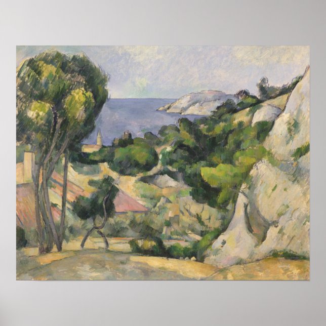 Poster Paul Cezanne | L'Estaque (Frente)