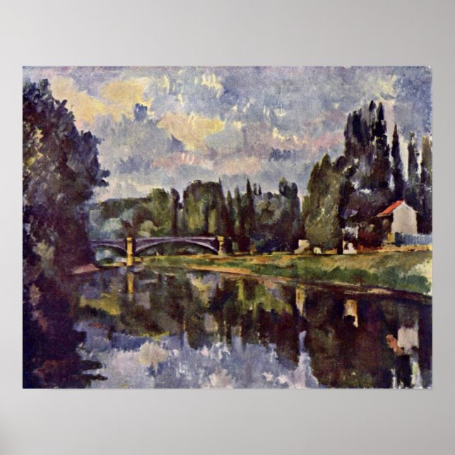 Pôster Paul Cezanne - Marne-shore (Frente)