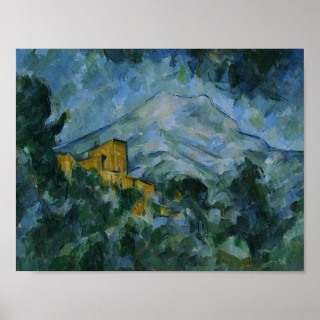 Pôster Paul Cezanne - Mont Sainte-Victoire (Frente)