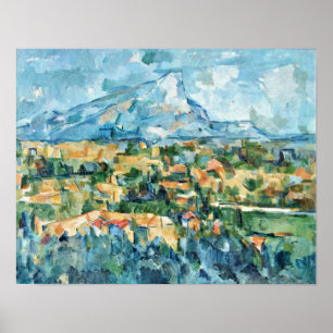 Pôster Paul Cezanne - Mont Sainte-Victoire