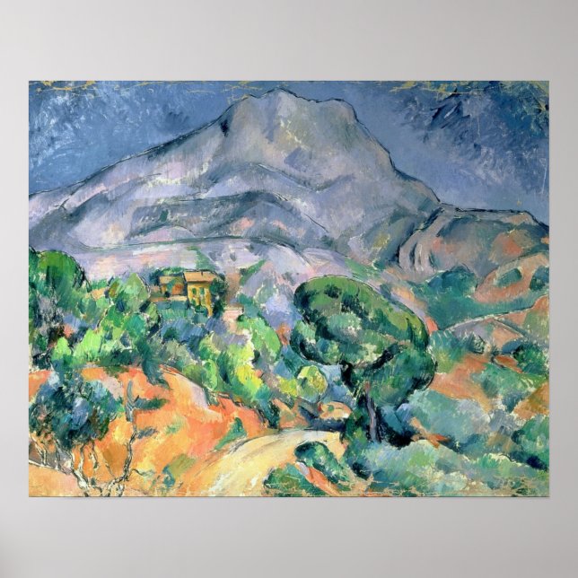 Poster Paul Cezanne | Mont Sainte-Victoire, 1900 (Frente)