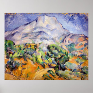 Poster Paul Cezanne - Mont Sainte-Victoire, Tholonet Road