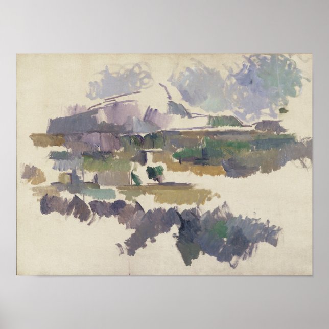 Pôster Paul Cezanne | Montagne Sainte-Victoire, 1904-1905 (Frente)