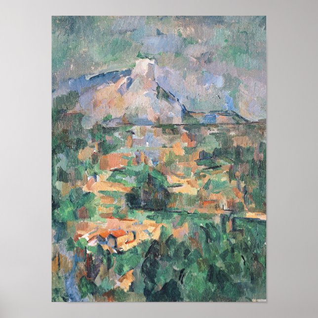 Pôster Paul Cezanne | Montagne Sainte-Victoire de Lauve (Frente)