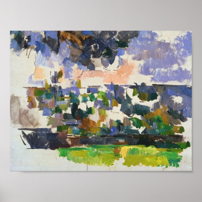 Poster Paul Cezanne - O Jardim de Les Lauves (Frente)