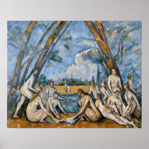 Poster Paul Cezanne - Os Grandes Banhistas