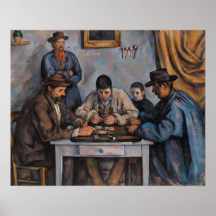 Poster Paul Cezanne - Os Jogadores de Cartas