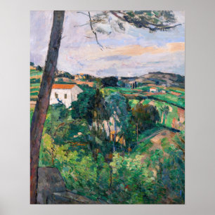 Poster Paul Cezanne - Pinheiro em L'Estaque