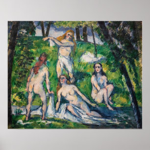 Poster Paul Cezanne - Quatro Bathers