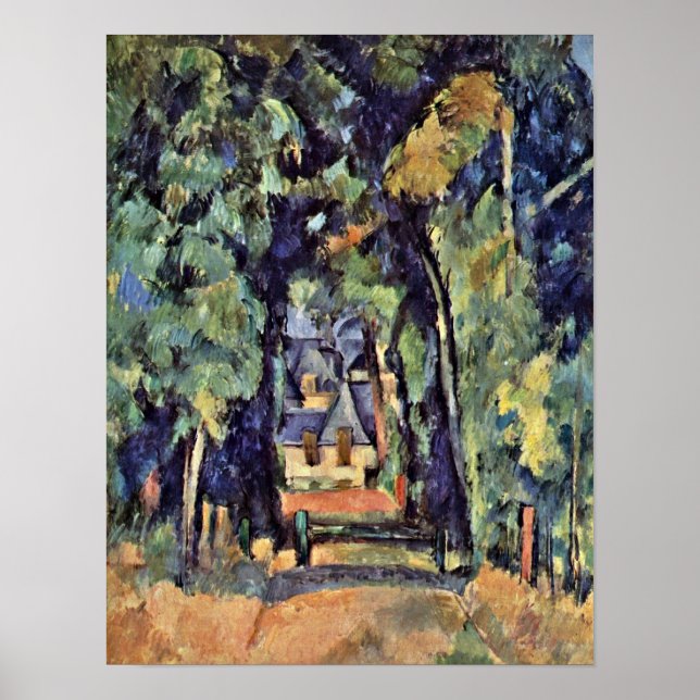 Poster Paul Cezanne - Rua Chantilly (Frente)
