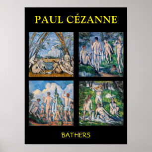 Poster Paul Cezanne - Seleção de Bathers Masterworks