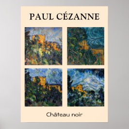Poster Paul Cezanne - Seleção de Chateau Noir de Masterca
