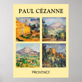 Poster Paul Cezanne - Seleção de Mastercastas Paisagem