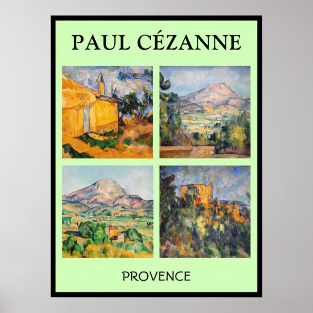 Poster Paul Cezanne - Seleção de Mastercastas Paisagem (Frente)