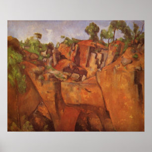Poster Paul Cezanne Steinbruch