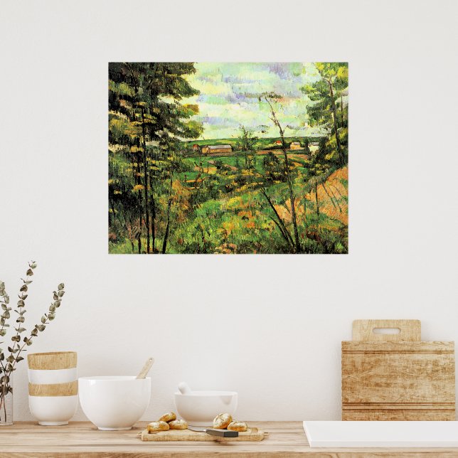 Poster Paul Cezanne, The Valley of the Oise, (Cozinha)