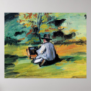 Poster Paul Cezanne - Um Pintor em Ação,