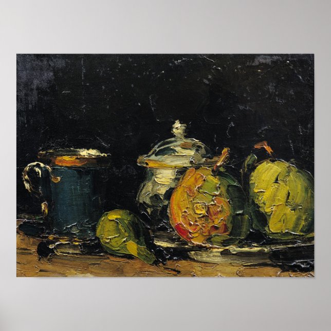 Poster Paul Cezanne | Vida estática, c.1865 (Frente)