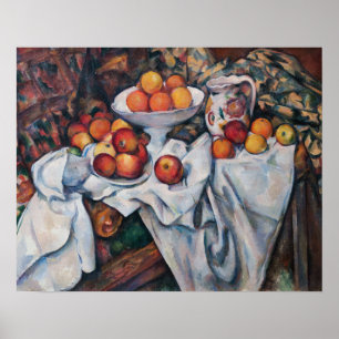 Poster Paul Cezanne - Vida Estática, Maçãs e Laranjas