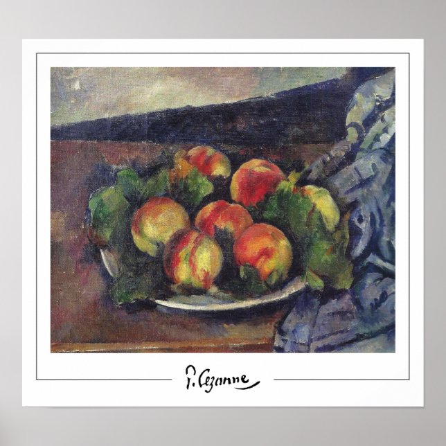 Poster Paul Cézanne Zedign Cartaz de Arte #213 (Frente)