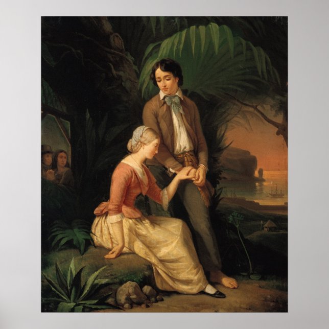 Pôster Paul e Virginie (Frente)