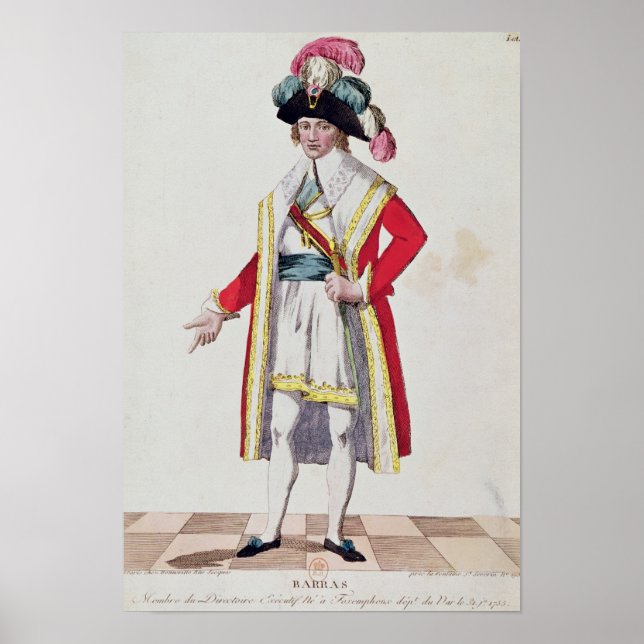 Pôster Paul Francois Jean Nicolas Visconde de Barras (Frente)