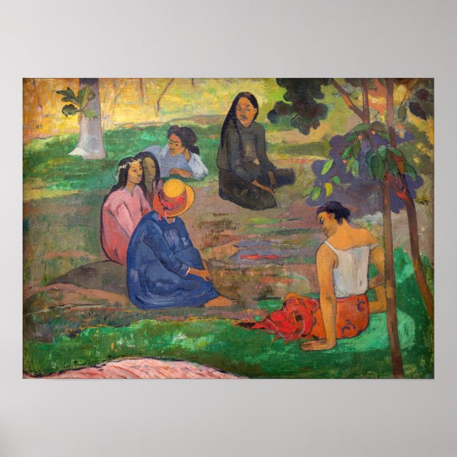 Poster Paul Gauguin - A Conversa / Les Parau Parau (Frente)