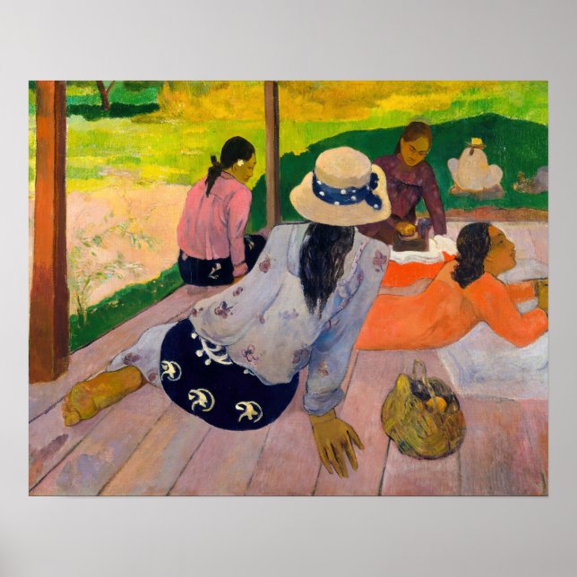 Poster Paul Gauguin - A Sesta (Frente)