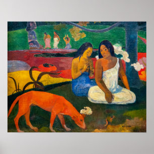 Poster Paul Gauguin - Arearea / The Red Dog