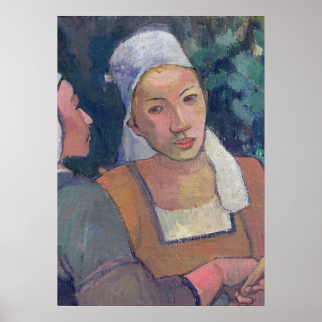 Pôster Paul Gauguin | Camponeses bretões, 1894 (óleo sobr (Frente)