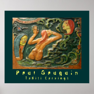 Poster Paul Gauguin: Carvas do Taiti